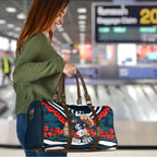 Personalised Carlton Blues ANZAC Travel Bag Military Remembrance Australian Football Mascot Camouflage