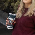 Personalised Carlton Blues ANZAC Tumbler Cup Military Remembrance Australian Football Mascot Camouflage