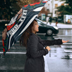 Personalised Carlton Blues ANZAC Umbrella Military Remembrance Australian Football Mascot Camouflage