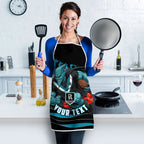 Personalised Port Adelaide Power ANZAC Apron Military Remembrance Australian Football Mascot Camouflage
