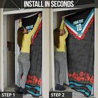 Personalised Port Adelaide Power ANZAC Door Cover Military Remembrance Australian Football Mascot Camouflage