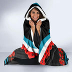 Personalised Port Adelaide Power ANZAC Hooded Blanket Military Remembrance Australian Football Mascot Camouflage