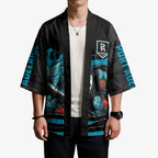 Personalised Port Adelaide Power ANZAC Kimono Military Remembrance Australian Football Mascot Camouflage