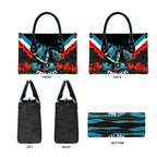 Personalised Port Adelaide Power ANZAC Leather Bag Military Remembrance Australian Football Mascot Camouflage