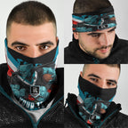 Personalised Port Adelaide Power ANZAC Neck Gaiter Military Remembrance Australian Football Mascot Camouflage