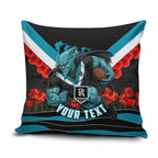 Personalised Port Adelaide Power ANZAC Pillow Cover Military Remembrance Australian Football Mascot Camouflage