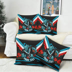 Personalised Port Adelaide Power ANZAC Pillow Cover Military Remembrance Australian Football Mascot Camouflage