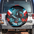 Personalised Port Adelaide Power ANZAC Spare Tire Cover Military Remembrance Australian Football Mascot Camouflage