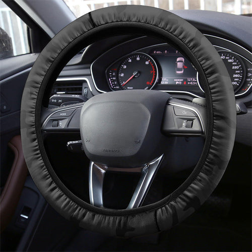 Port Adelaide Power ANZAC Steering Wheel Cover Military Remembrance Australian Football Mascot Camouflage