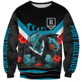 Personalised Port Adelaide Power ANZAC Sweatshirt Military Remembrance Australian Football Mascot Camouflage