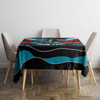 Personalised Port Adelaide Power ANZAC Tablecloth Military Remembrance Australian Football Mascot Camouflage