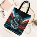 Personalised Port Adelaide Power ANZAC Tote Bag Military Remembrance Australian Football Mascot Camouflage
