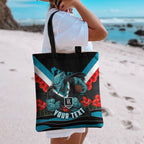 Personalised Port Adelaide Power ANZAC Tote Bag Military Remembrance Australian Football Mascot Camouflage