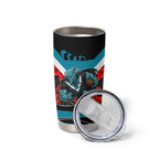 Personalised Port Adelaide Power ANZAC Tumbler Cup Military Remembrance Australian Football Mascot Camouflage