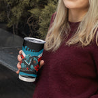 Personalised Port Adelaide Power ANZAC Tumbler Cup Military Remembrance Australian Football Mascot Camouflage