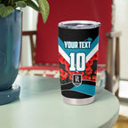 Personalised Port Adelaide Power ANZAC Tumbler Cup Military Remembrance Australian Football Mascot Camouflage