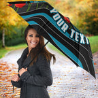 Personalised Port Adelaide Power ANZAC Umbrella Military Remembrance Australian Football Mascot Camouflage