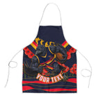 Personalised Adelaide Crows ANZAC Apron Military Remembrance Australian Football Mascot Camouflage