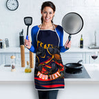 Personalised Adelaide Crows ANZAC Apron Military Remembrance Australian Football Mascot Camouflage