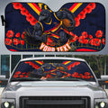 Personalised Adelaide Crows ANZAC Auto Sun Shade Military Remembrance Australian Football Mascot Camouflage
