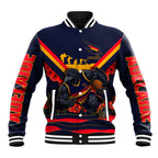 Personalised Adelaide Crows ANZAC Baseball Jacket Military Remembrance Australian Football Mascot Camouflage