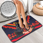 Personalised Adelaide Crows ANZAC Bathroom Set Military Remembrance Australian Football Mascot Camouflage
