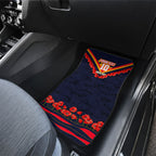 Personalised Adelaide Crows ANZAC Car Mats Military Remembrance Australian Football Mascot Camouflage