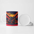 Personalised Adelaide Crows ANZAC Ceramic Mug Military Remembrance Australian Football Mascot Camouflage