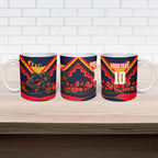 Personalised Adelaide Crows ANZAC Ceramic Mug Military Remembrance Australian Football Mascot Camouflage
