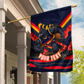 Personalised Adelaide Crows ANZAC Garden Flag Military Remembrance Australian Football Mascot Camouflage