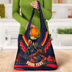 Personalised Adelaide Crows ANZAC Grocery Bag Military Remembrance Australian Football Mascot Camouflage