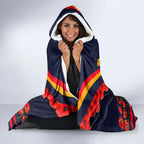 Personalised Adelaide Crows ANZAC Hooded Blanket Military Remembrance Australian Football Mascot Camouflage