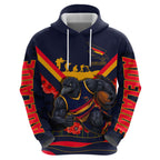 Personalised Adelaide Crows ANZAC Hoodie Military Remembrance Australian Football Mascot Camouflage