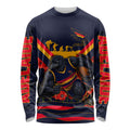 Personalised Adelaide Crows ANZAC Long Sleeve Shirt Military Remembrance Australian Football Mascot Camouflage