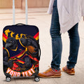 Personalised Adelaide Crows ANZAC Luggage Cover Military Remembrance Australian Football Mascot Camouflage