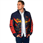 Personalised Adelaide Crows ANZAC Padded Jacket Military Remembrance Australian Football Mascot Camouflage