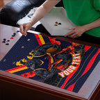 Personalised Adelaide Crows ANZAC Puzzle Military Remembrance Australian Football Mascot Camouflage