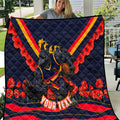 Personalised Adelaide Crows ANZAC Quilt Military Remembrance Australian Football Mascot Camouflage