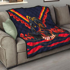 Personalised Adelaide Crows ANZAC Quilt Military Remembrance Australian Football Mascot Camouflage