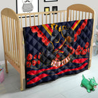 Personalised Adelaide Crows ANZAC Quilt Military Remembrance Australian Football Mascot Camouflage