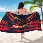 Personalised Adelaide Crows ANZAC Sarong Military Remembrance Australian Football Mascot Camouflage