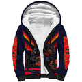 Personalised Adelaide Crows ANZAC Sherpa Hoodie Military Remembrance Australian Football Mascot Camouflage