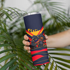 Personalised Adelaide Crows ANZAC Skinny Tumbler Military Remembrance Australian Football Mascot Camouflage