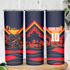 Personalised Adelaide Crows ANZAC Skinny Tumbler Military Remembrance Australian Football Mascot Camouflage