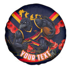 Personalised Adelaide Crows ANZAC Spare Tire Cover Military Remembrance Australian Football Mascot Camouflage