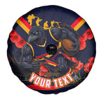 Personalised Adelaide Crows ANZAC Spare Tire Cover Military Remembrance Australian Football Mascot Camouflage