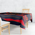 Personalised Adelaide Crows ANZAC Tablecloth Military Remembrance Australian Football Mascot Camouflage