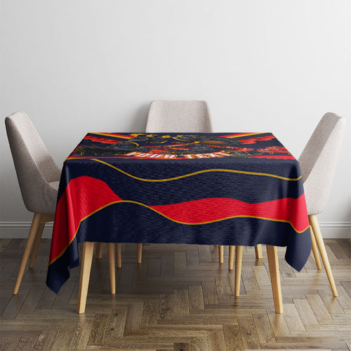 Personalised Adelaide Crows ANZAC Tablecloth Military Remembrance Australian Football Mascot Camouflage