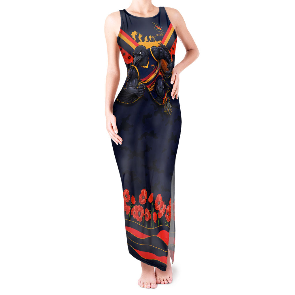 Personalised Adelaide Crows ANZAC Tank Maxi Dress Military Remembrance Australian Football Mascot Camouflage