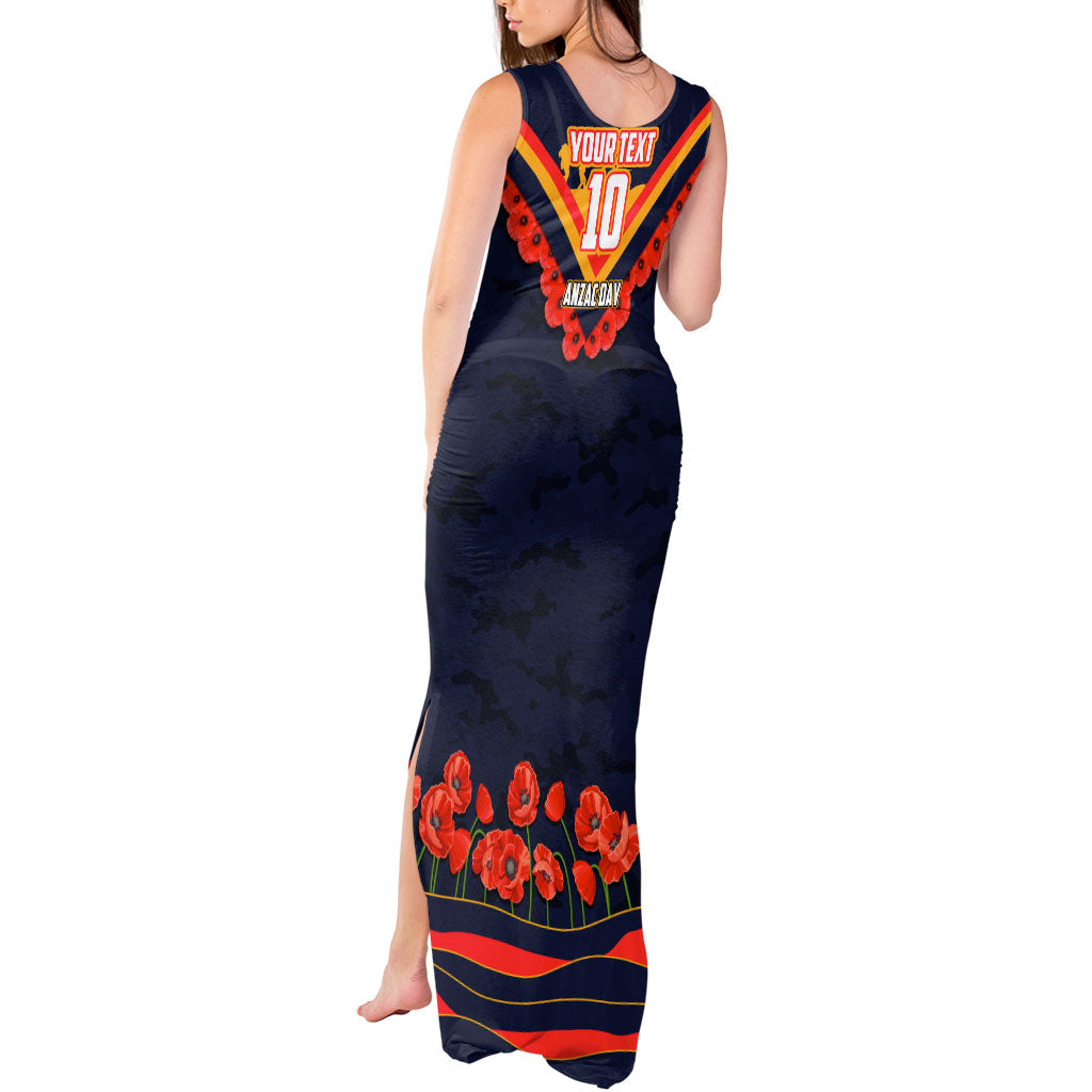 Personalised Adelaide Crows ANZAC Tank Maxi Dress Military Remembrance Australian Football Mascot Camouflage